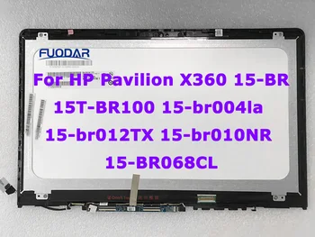  15,6 Laptop LCD zaslon Osjetljiv na dodir Digitalizator sklop Za HP Pavilion X360 15-BR 15T-BR100 15-br004la 15-br012TX 15-br010NR 15-BR068CL