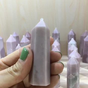  1PC Prirodni Kristalni Prah Opal Crystal Točka Kvarc Mineralni Kamen Zdrav Obelisk Coli Home Dekor DIY Dekor Darove Reiki