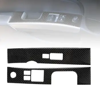  2 komada Naljepnica za Kućište Podizanje Prozora Automobila od Karbonskih vlakana Idealni za Nissan 350Z 2006-2009 Auto Oprema