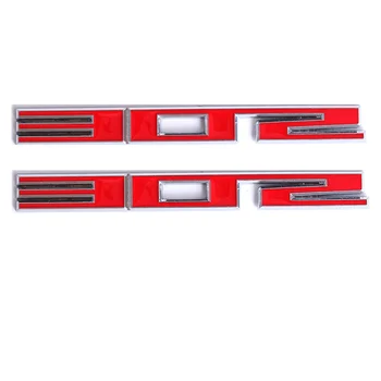  2x Krom Crvena 302 Amblem Automobila Krilo Stražnji Prtljažnik Simbol Naljepnice za SBC 302 5,0 Gadget Naljepnice Pribor