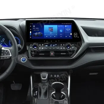  8 + 128 GB Android 10 Za Toyota Highlander 2021 2022 Auto Player Radio GPS Navigacija Auto Stereo Mediji IPS Zaslon Osjetljiv na dodir