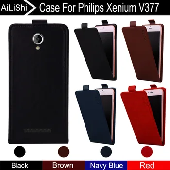  AiLiShi Za Philips Xenium V377 Poklopac prema Gore i prema Dolje Okomito kožna Torbica za telefon je s gornjim poklopcem V377 Pribor za telefon 4 boje + Praćenje!