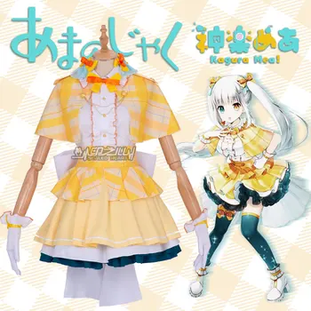  Anime Virtualni idol sidro Vtuber cos Кагура Mea cosplay odijelo Slatka suknja