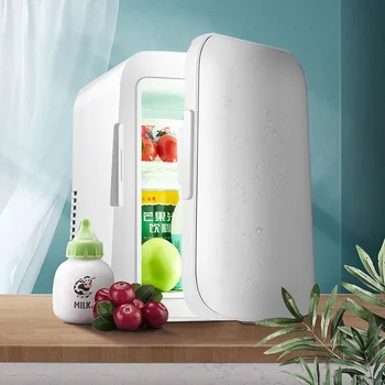  Auto-Home Mini-Hladnjak dvostruke namjene, Hladnjak za Hostel, Ženska Plastična Maska