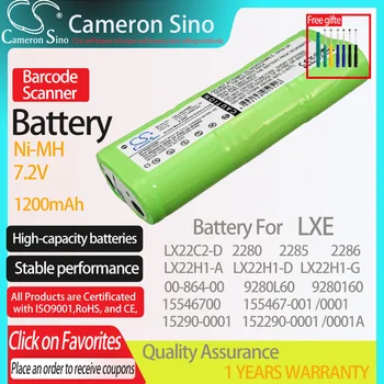  CameronSino Baterija za LXE 2080 2280 2285 2286 LX22C2-D LX22H1-A odgovara Honeywell 00-864-00 152290-0001 bar kod Skener baterija