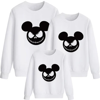  Disney Zlo Mickey Grafički Crtani Majica Unisex Slobodan Mama Ja Strme Hoodies Moderan Obiteljski Stil Prekrasan Univerzalni Pulover