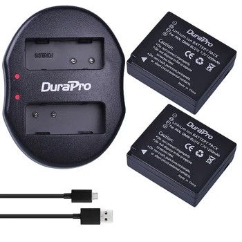  DuraPro 2 kom. DMW-BLG10 DMW BLG10 Skladište Baterija + USB Dvostruki Punjač za Panasonic BLG10E BLG10GK BLG10 DMC-GF6 DMC-GX7 GF6 GX7