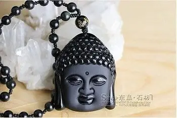 Fin Kineski Privjesak Ručni Rad Od Opsidijana Kip Shakyamuni Buddha Glavu