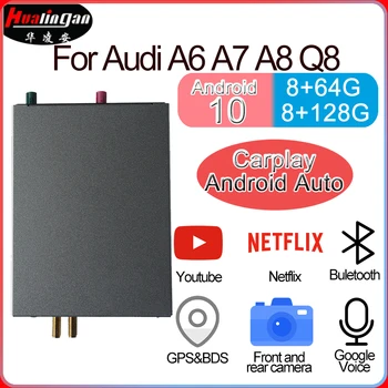  Hualingan Android 10 Multimedijalni Видеоинтерфейс Radio Carplay Auto za Audi A6/A7/A8/P8 (2018-danas)