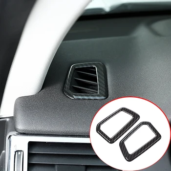  Karbonskih Vlakana Stil ABS Plastike Kontrolna Ploča Klima-uređaj oduška Okvir Završiti Za Land Rover Sport 2015 2016 2017