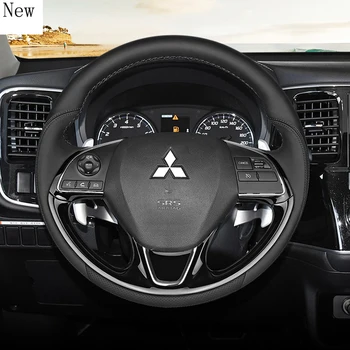  Kožna Torbica za Volanom Automobila Ručni Rad, Ručno šivana, za Mitsubishi Outlander ASX Eclipse Lancer 2020, Auto Oprema