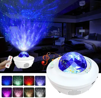  Led Dream Galaxy Zvjezdano Nebo Projektor Lampa USB Bluetooth Glazbeni Player Šarene Ambijent noćno svjetlo Projektora Žarulja Djeca Gi