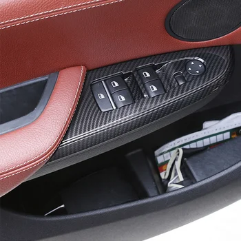  LHD Gumb Podešavanje Podizanje Auto Stakla control Panel Okvir ABS Ukras Za BMW X3 F25 X4 F26 2011-17 Pribor Za auto-tuning