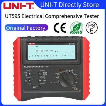  Multifunkcijski tester UNIT UT595; Električni tester, mjerenje otpora izolacije/linije/otpora petlje/OUZO, skladištenje podataka