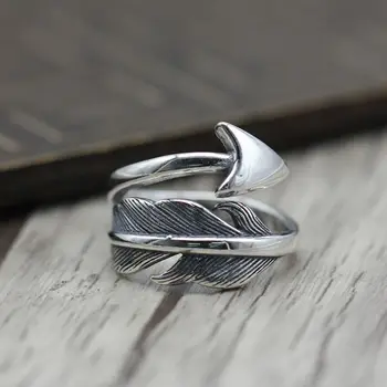  Originalni dizajn vještine Тайское srebro открывающееся podesiv prsten jedinstveni šarm Seiko Češke ženske srebrni nakit