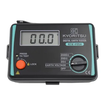  Originalni KYORITSU 4105A Digitalni Tester Otpora Uzemljenja KYORITSU KEW 4105A Digitalni Tester Otpora Uzemljenja Multimetar Mjerač Otpora