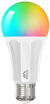  Pametna led žarulja, E26 s podesivim svjetline 9 W, RGB Toplo bijelo svjetlo, Rad s Alexa Echo, Google Home, SmartThings za glasovno upravljanje