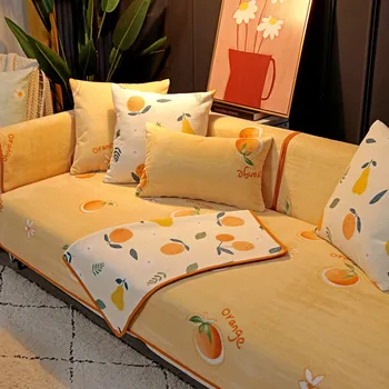  Prekrasan Presvlaku Za Kauč Moderne Dekorativne Dioni Presvlake Za Fotelje Zimske Tople Mliječne Baršun Jastuci Antistatičke Navlake za Fotelje