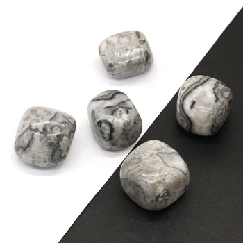  Prirodne Poludragog Kamenja Nepravilnog Oblika Siva Mreža Kamenih Zrna DIY Izrada Ogrlica Nakit Uređenje Doma Uređenje Poklon