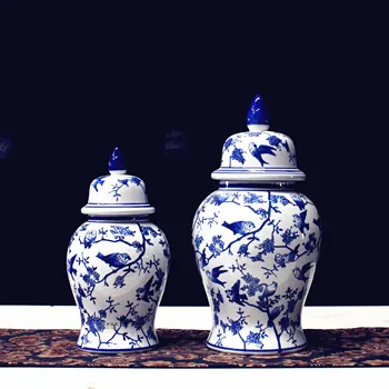  starinski Цзиндэчжэнь plavi i bijeli porculan ukupna posuđe keramički ukras veliki lonac za pohranu kineski stil doma dekor