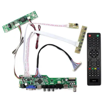  TV + HD MI + VGA + AV + USB LCD kontroler za 21,5 