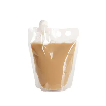  Vrećice za pakiranje mlijeka 50pcs stoje gore vrećice Spout piće fleksibilnost i vrećice za pohranu soka stranke pijenjem torbe