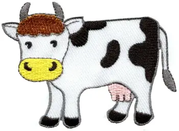  Vruće! Kravlje mukanje goveda bik bik волы oblog za uzgoj životinja željezna нашивка (cca 7,6 * 6,1 cm)