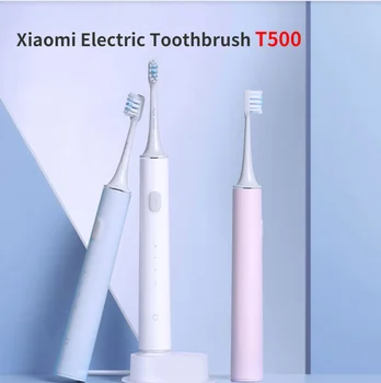  XIAOMI T500 Električna Četkica za Zube MIJIA Četkica za Zube Zvučna Zube Ultrazvuk Izbjeljivanje Zubi Vibrator Bežični Oralne Higijene Pročišćivač