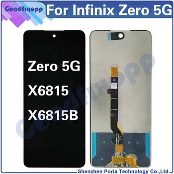  Za Infinix Zero 5G X6815 X6815B LCD zaslon osjetljiv na Dodir Digitalizator Sklop Zamjena